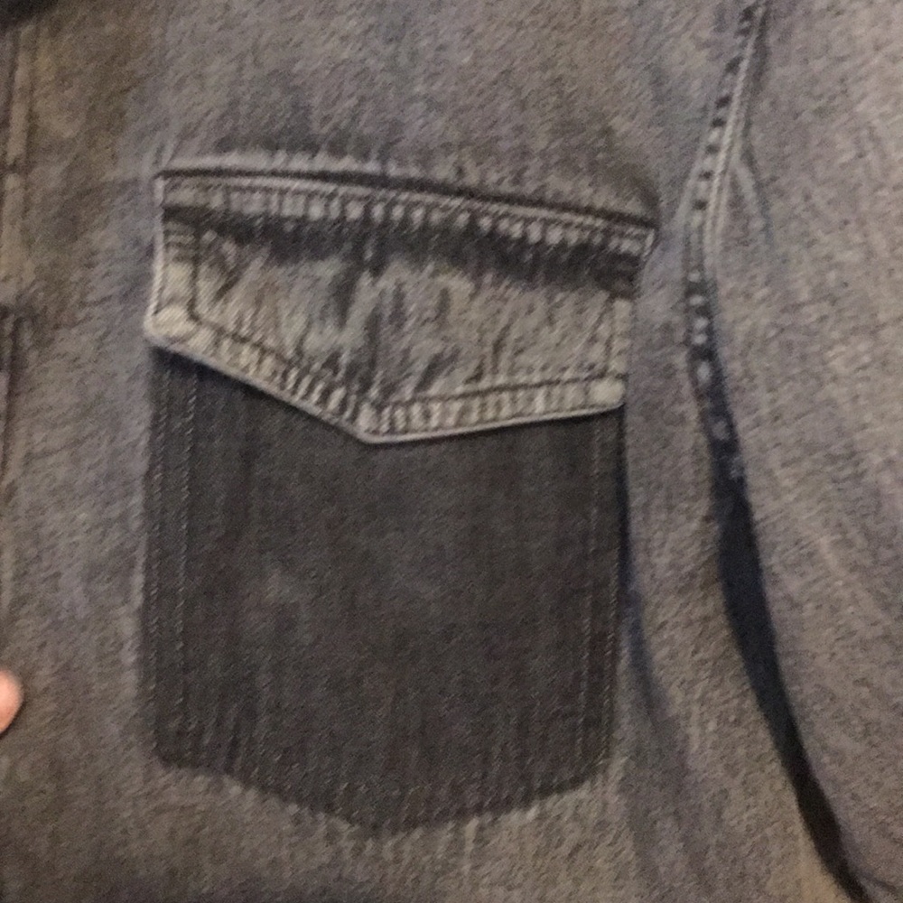 Gray Denim Men’s Button down (ASOS) - Picture 4 of 7